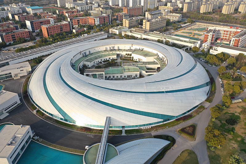 2019年3月12日，航拍上海光源項(xiàng)目。